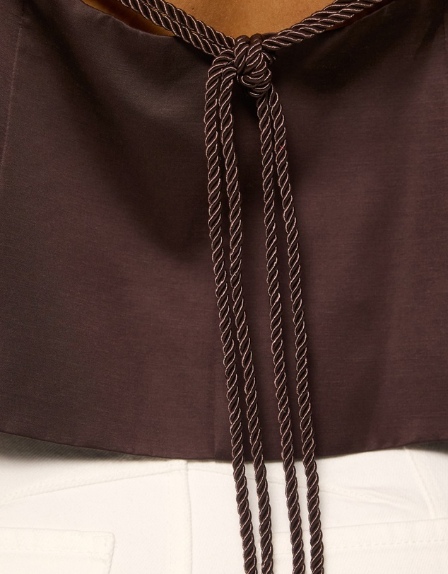 AERE - Madison Satin Top