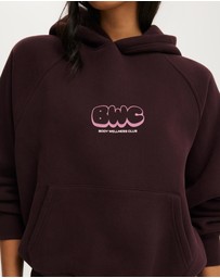 Cotton On Body Active - Plush Premium Graphic Raglan Hoodie