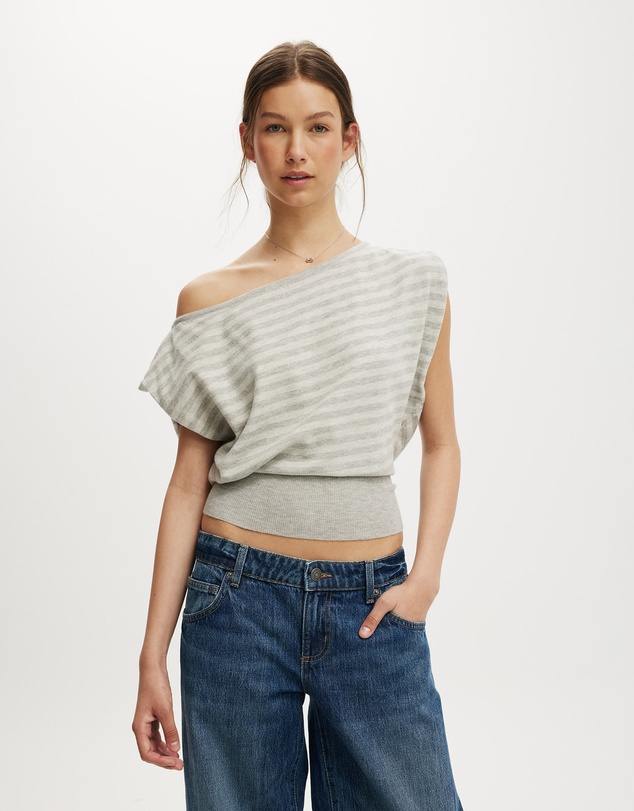 Cotton On - Everfine Short Sleeve Batwing Knit