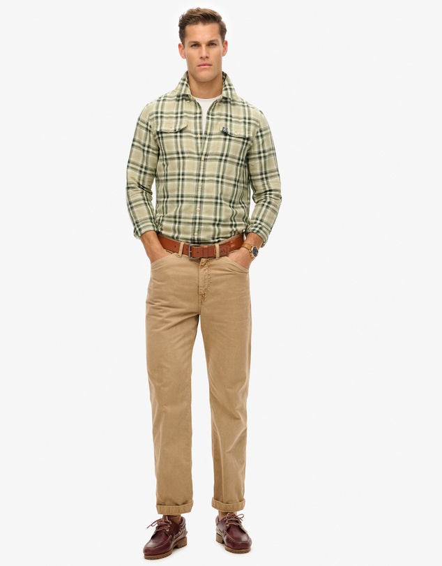 Superdry - Merchant Linen Check Shirt