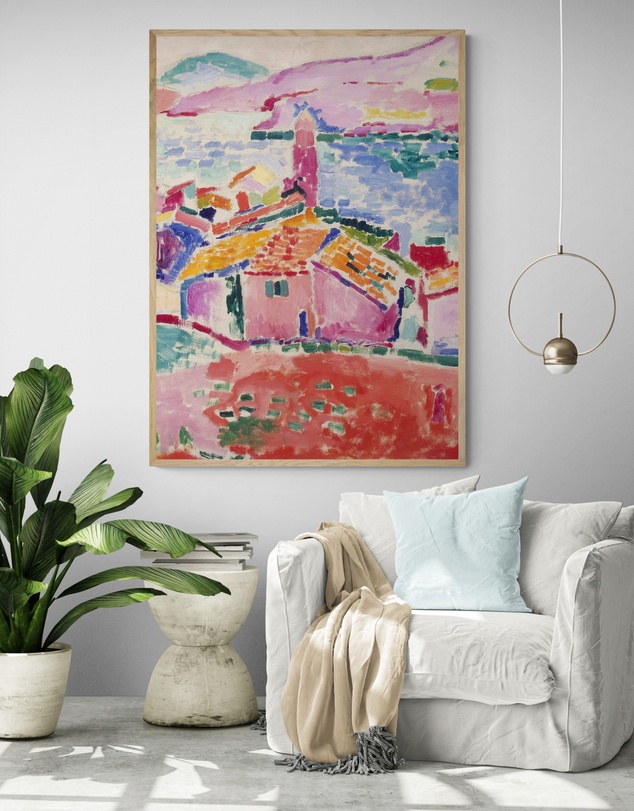 Inka Arthouse - View of Collioure by Henri Matisse Art Print