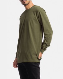 Stock & Co. - Stock & Co Anchor Embroidery Long Sleeve Tee