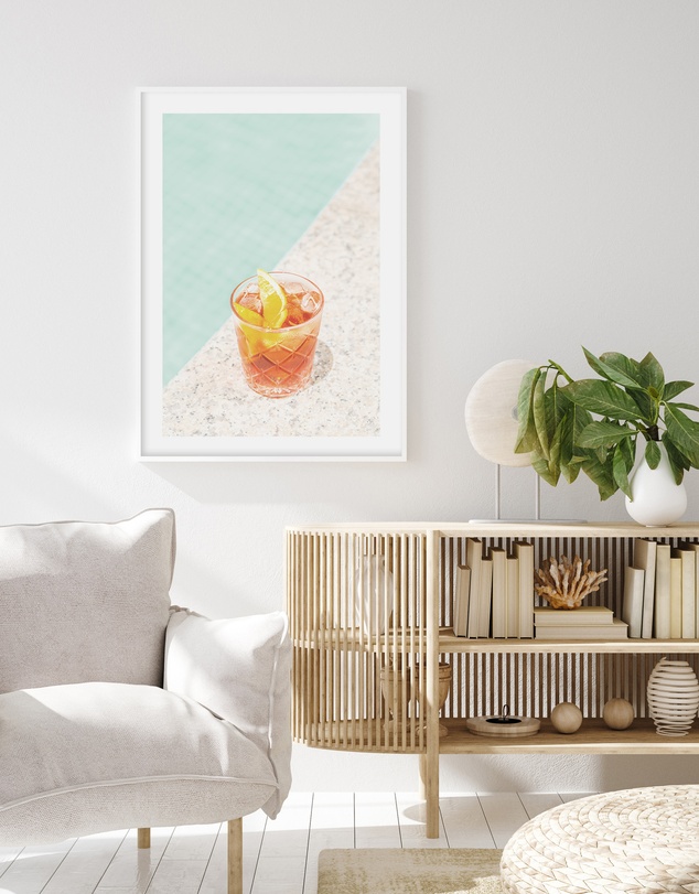 Olive et Oriel - Negroni Art Print