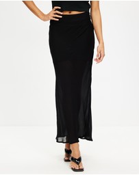 Third Form - Wisteria Sheer Bias Skirt