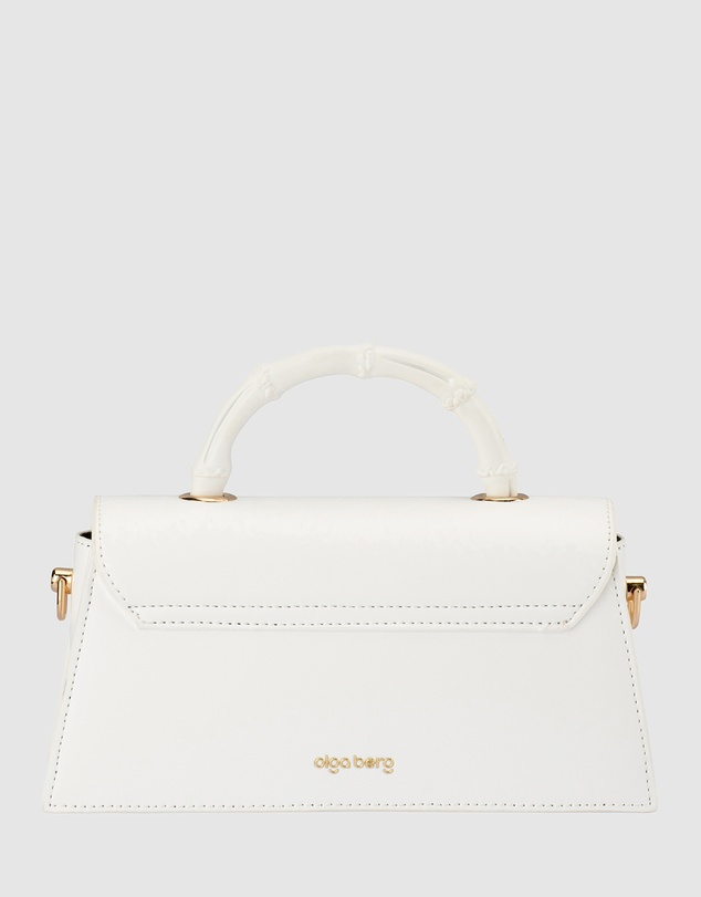 Olga Berg - Phoebe Bamboo Handle Bag
