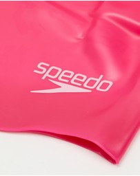 Speedo - Plain Moulded Silicone Junior Swim Cap
