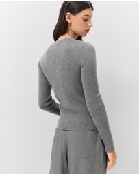 UNISON - Wool Henley Knit