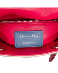Pre-Loved by Azura Reborn - Pre-Loved Mini Tricolor Lambskin Cannage Lady Dior
