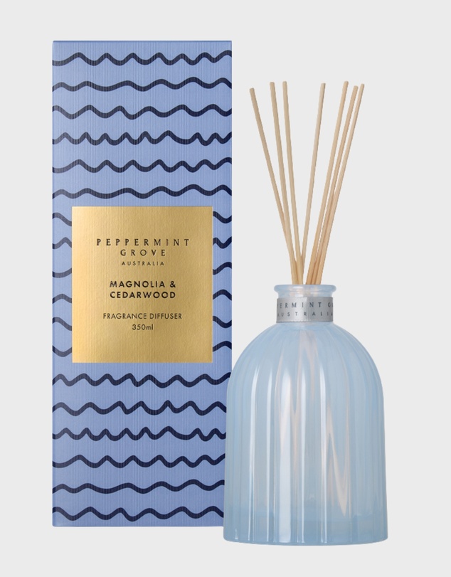 Peppermint Grove - Magnolia & Cedarwood Fragrance Diffuser 350ml