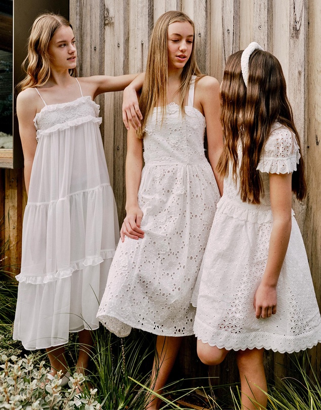 Bardot Junior - Anna Crinkle Chiffon Dress - Kids-Teens