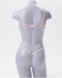 Bras N Things - Night Games Blushing Erotic Set - Light Pink