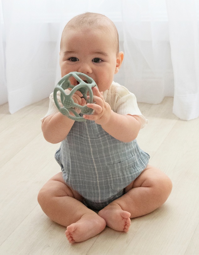 Playground - Silicone Teething Ball - Sage