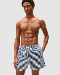 Tommy Hilfiger - Medium Drawstring Print Swim Shorts