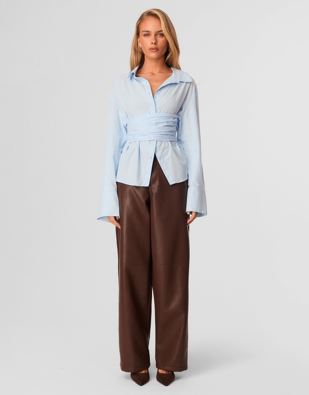 SNDYS - Teigan Cinched Button Shirt