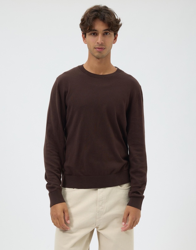 AERE - Lightweight Organic Cotton Crew Neck Knit Jumper