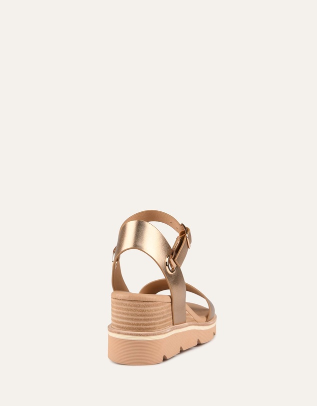 Jo Mercer - Katie Mid Heel Wedge Sandals