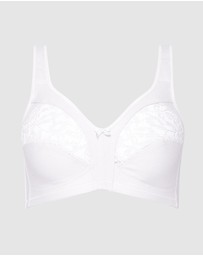 Naturana - Cotton Wirefree Wide Strap Bra
