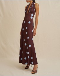 BY JOHNNY. - Paloma Polka Ankle Dress