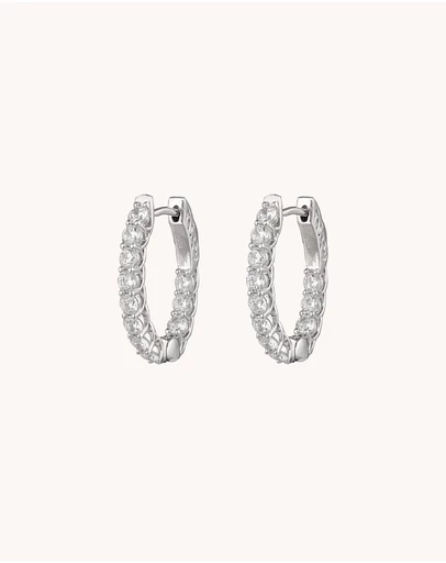 Bianc - Small Halo Earrings