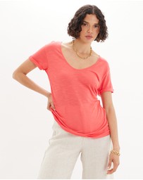 Amelius - Antonella Rolled Sleeve Tee