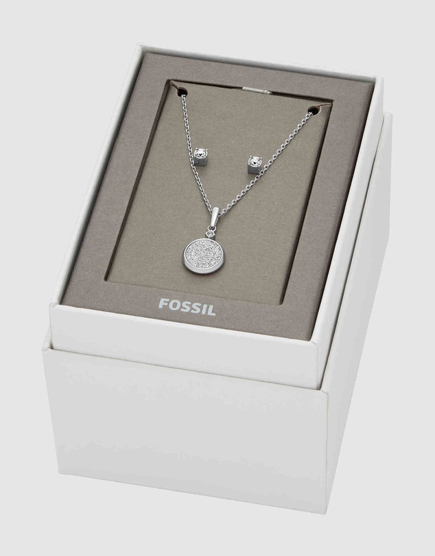 Fossil - Jewelry Silver Tone Jewellery Set