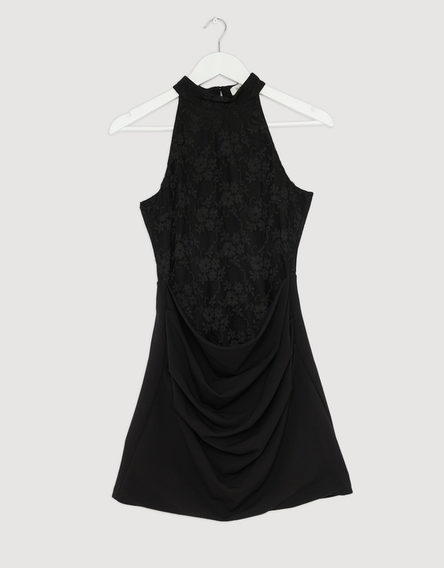 Revibe - Repaired CHANCERY Chappel Lace Mini Dress - AU 10