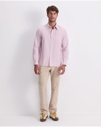 Sportscraft - Stripe Long Sleeve Poplin Shirt