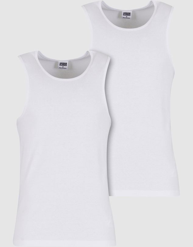 Urban Classics - Ribbed Tank Undershirt 2Pack
