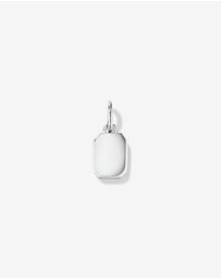 Michael Hill - Letter Q Mother of Pearl Initial Pendant in Sterling Silver