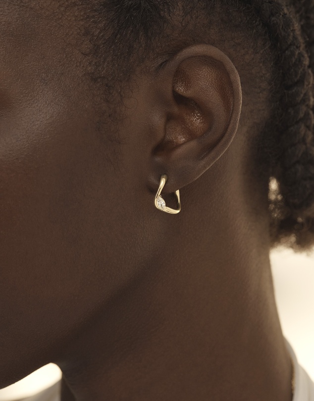 By Charlotte - Crystal Wings Hoops