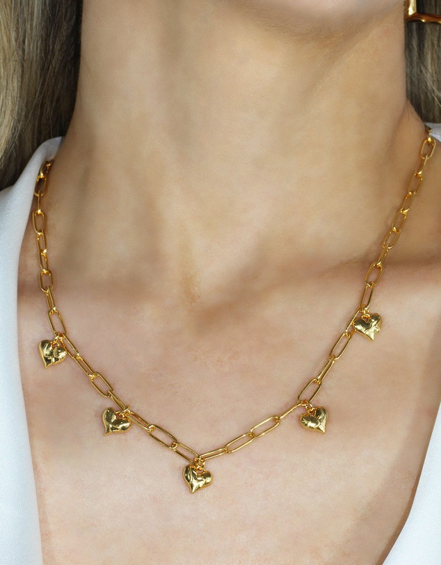 Jackie Mack - Pop Hearts Charm Necklace