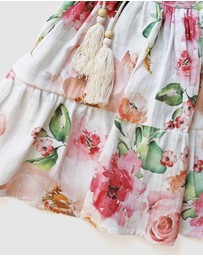 WITH LOVE FOR KIDS - Cotton Muslin Dress - Babies - Kids
