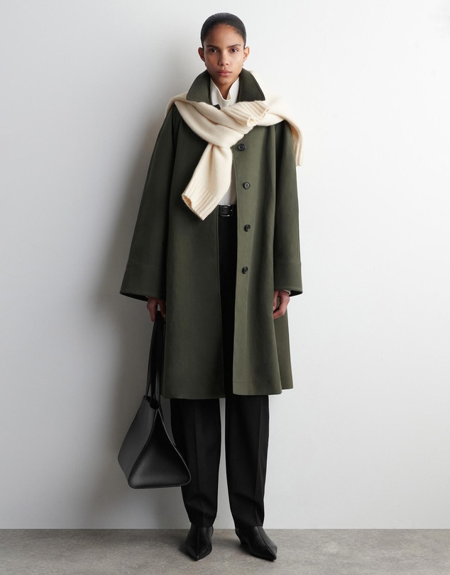 COS - Wool-Trimmed Car Coat