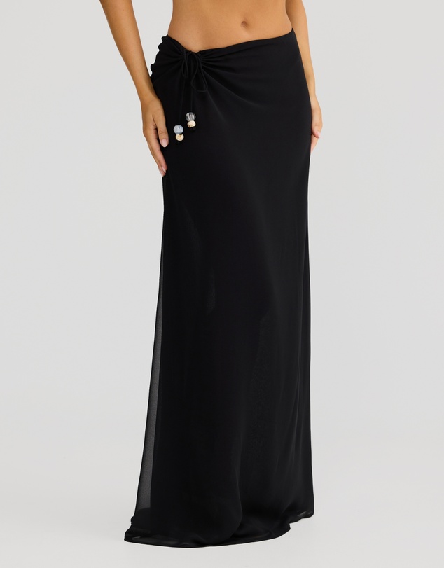 Vacay Swimwear - Vela Skirt Black