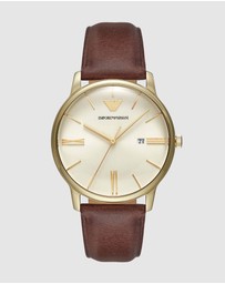 Emporio Armani - Brown Analogue Watch