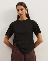 Atmos&Here - Lorrie Twist Waist T-Shirt