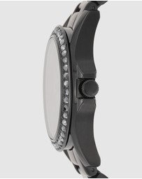 Fossil - Riley Black Chronograph Watch