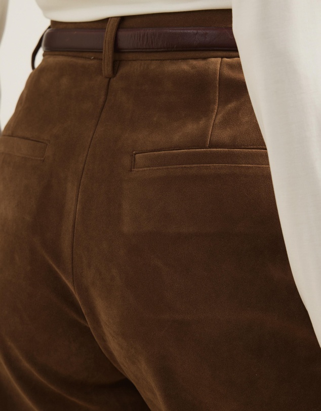 Atmos&Here - Frances Suede Panelled Pants