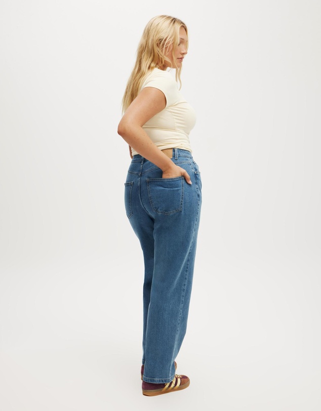 Cotton On - Curvy Stretch Straight Jeans