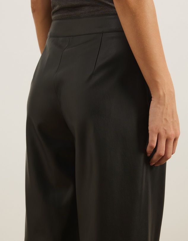 Atmos&Here - Elvi Wide Leg PU Pants