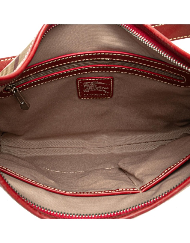 Pre-Loved by Azura Reborn - Pre-Loved Supernova Check Coated Canvas Larkin Hobo
