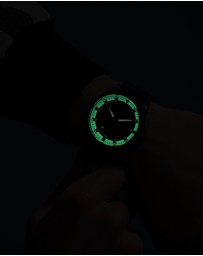 adidas Originals - Originals Iconic One 40mm IP Black Steel Silicone Watch