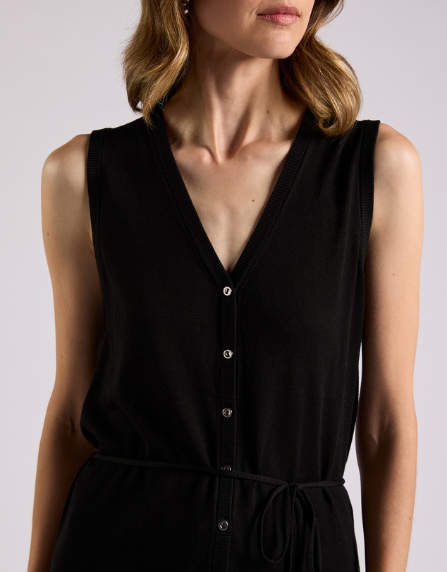 David Lawrence - Jordan Silk Blend Knit Vest