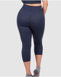 B Free Intimate Apparel - Seamless High Waist 3/4 Capri Leggings