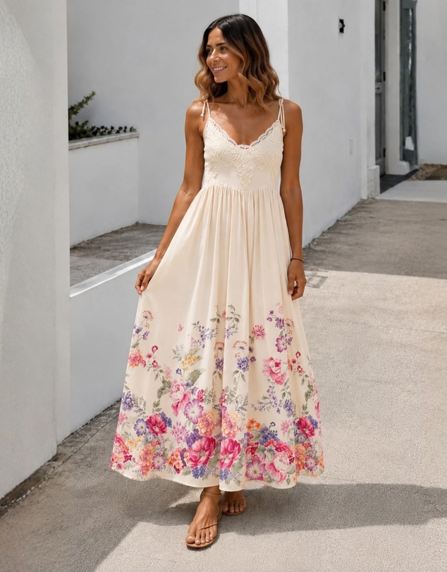Esther & Co - Darlene Dress - Ethereal Fields