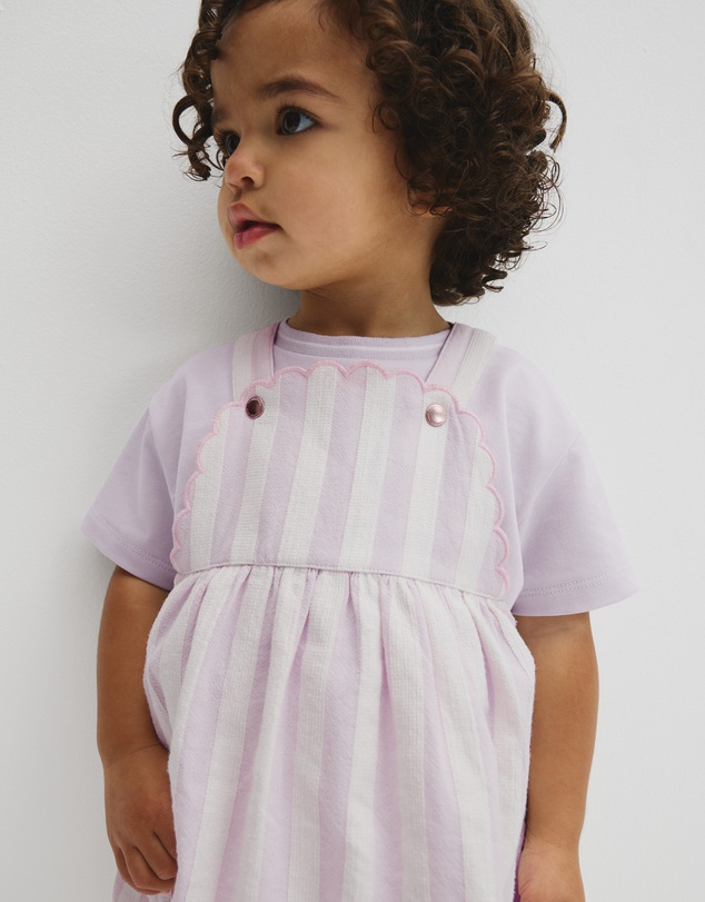 Country Road - Stripe Pinafore