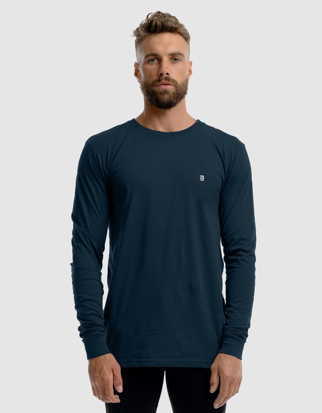 DVNT - Classic Embroidery Long Sleeve Tee