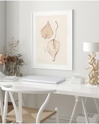 Olive et Oriel - Feuille D'or II Art Print