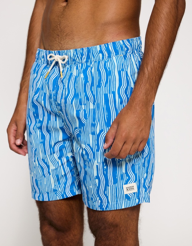 Scotch & Soda - Printed Swim Shorts