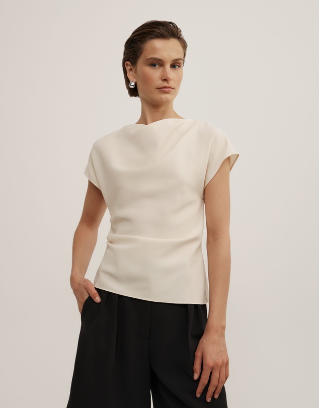 Witchery - Cowl Neck Crepe Top